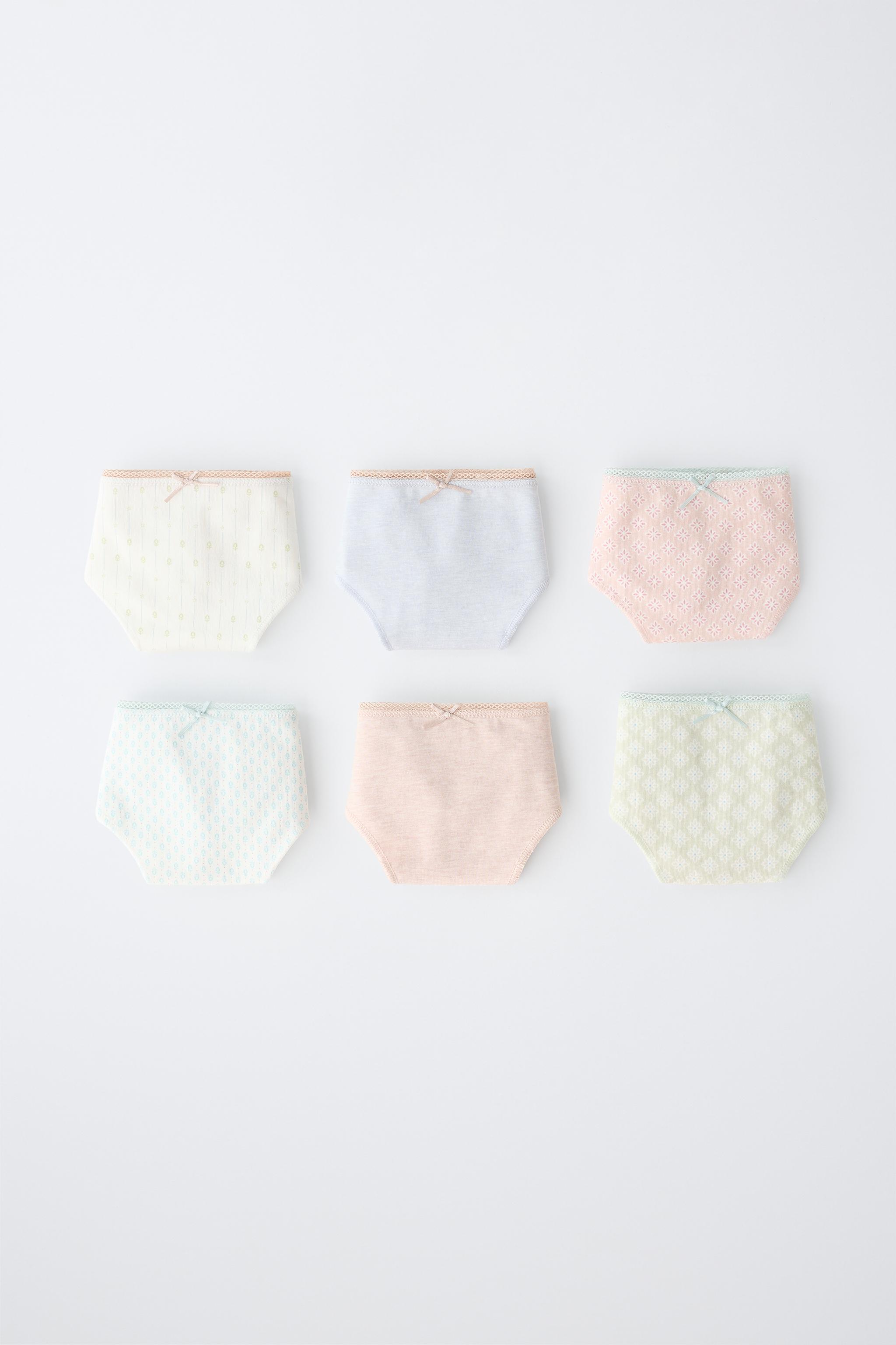 6-14 YEARS/ SIX-PACK OF GEOMETRIC PRINT UNDERWEAR
